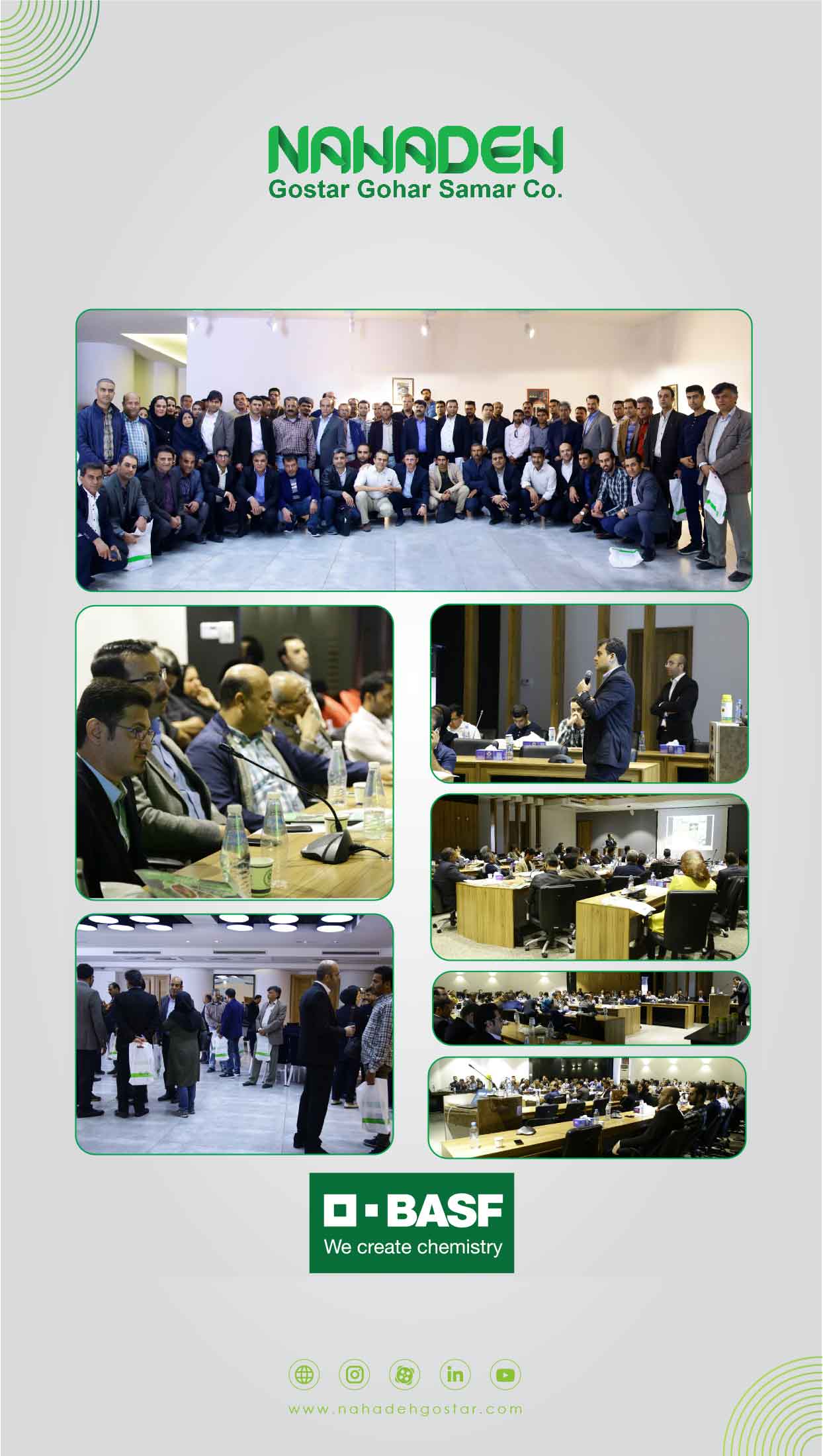 Introducing the products of BASF in Shiraz 2018